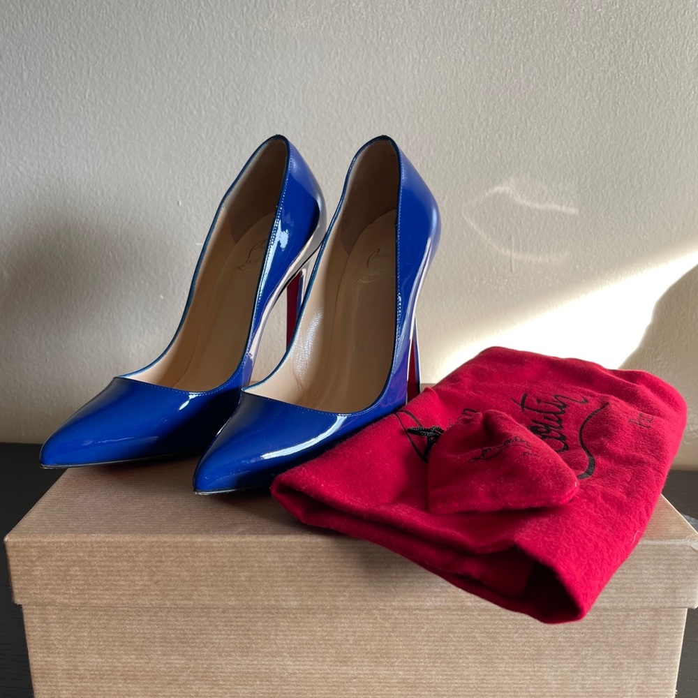 Christian Louboutin Pigalle 120 Neptune Size 36